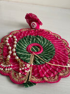 Laddu Gopal Poshak – Designer Handmade Dress with Pearl & Zari Work