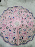 Pink Designer Laddu Gopal Dress with Mukut