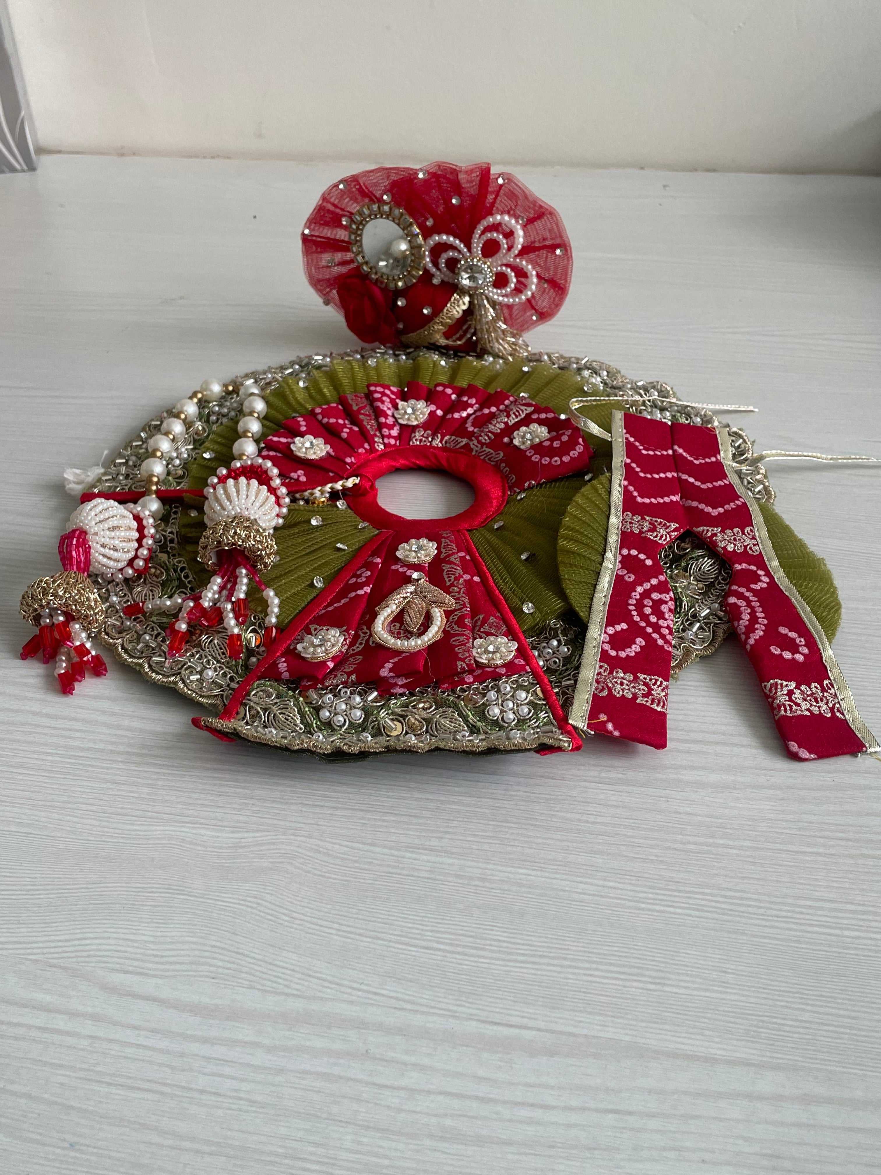 Bandhani Laddu Gopal Poshak