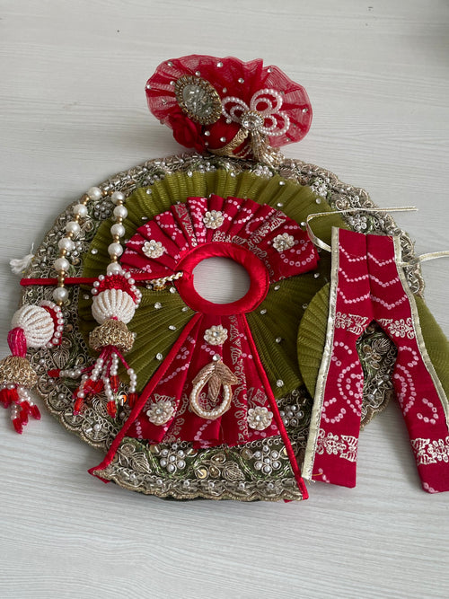 Bandhani Laddu Gopal Poshak