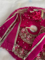 Royal Fuchsia Laddu Gopal Shringar Set