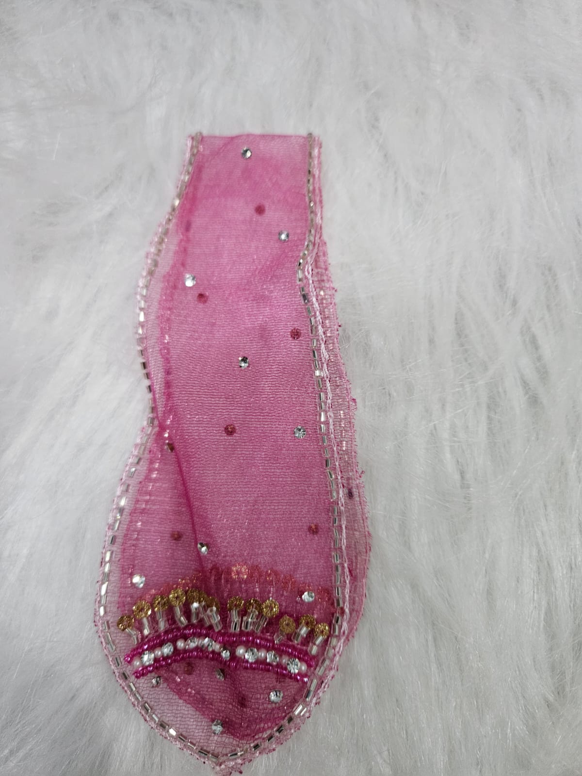 Royal Magenta Pearl Poshak