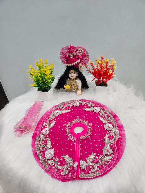 Royal Magenta Pearl Poshak