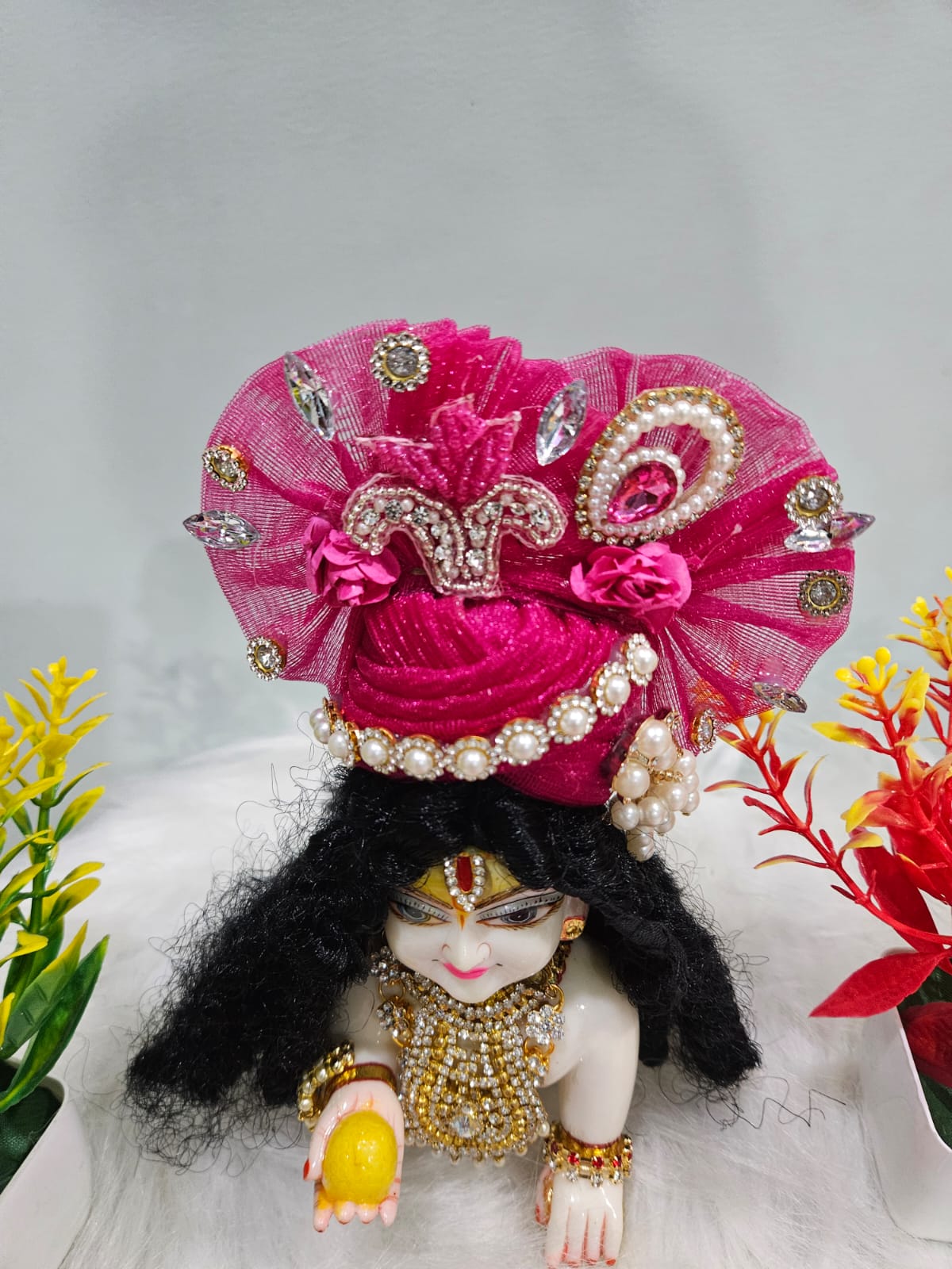 Royal Magenta Pearl Poshak